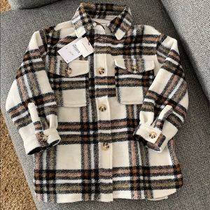 Girls plaid jacket
